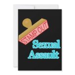 Stamp Out Sexual Assault invitations