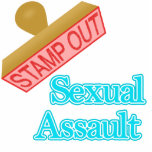 Stamp Out Sexual Assault photo sculptures
