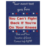 Stand and Fight flyers