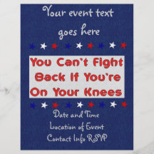 Stand and Fight Flyer