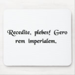 Stand aside, peons I am here on imperial business mousepads
