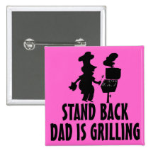 Stand Back Pinback Buttons
