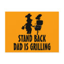 Stand Back postcards