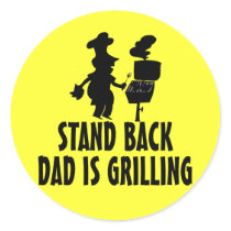 Stand Back Stickers