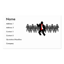Stand Out From The Crowd Business Card