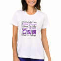 Stand Up Celebrate Honour Collage Pancreatic Cance t-shirts