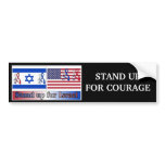 Stand up for courage bumper sticker bumper stickers