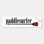 Stand Up Paddle Hibiscus Bumper Stickers