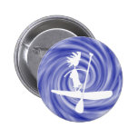 Stand Up Paddle Silhouette Design Buttons