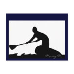 Stand up paddling surfing post card postcards