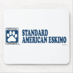 STANDARD AMERICAN ESKIMO_blue mousepads