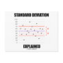 Standard Deviation Explained Post Card