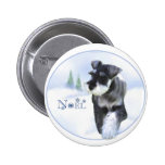 Standard Schnauzer Noel Buttons