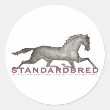 Standardbred Round Sticker
