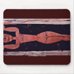 Standing Caryatid By Modigliani Amedeo Mouse Pad