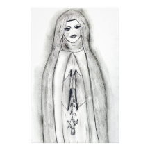 Standing Mary Customized Stationery