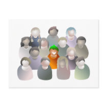 Standing Out Postcards