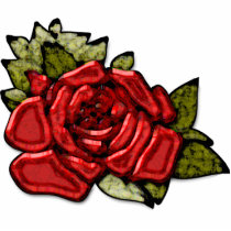 Standing Rose #2 Cut Out