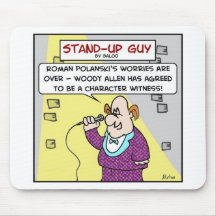 standup roman polanski woody allen mouse pad