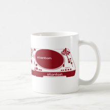 Stanton DJ Setup - Disc Jockey Music DJing Deck Coffee Mugs