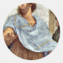 Stanza Della Signatura In The Vatican For Pope Jul Round Sticker