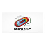 Staph Only (Prokaryote Health Medicine Humour) photo cards