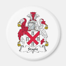 Staple Family Crest Magnet