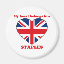 Staples Refrigerator Magnet