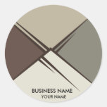 STAR3 STICKER BROWN