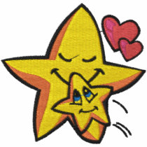 Star Adoptive Mother Embroidered Shirt