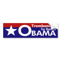 Star Bumper Sticker for Barack Obama