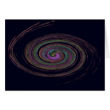 Star-burst Circle Greeting Card
