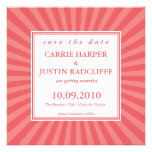 Star Burst Save the Date Announcement