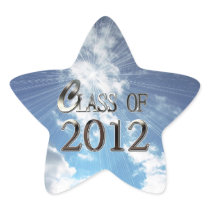 Star Class Of 2012 Graduation Stickers