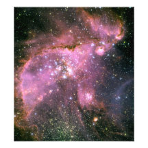 Star Cluster NGC 346 Hubble Space Photograph