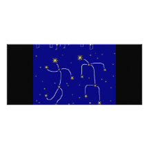 Star Dance Rack Card Template