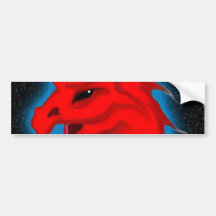 Star Dragon Bumper Sticker