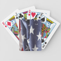 star field of USA flag playing cards playing cards