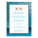 Star Fishes -Blue wedding invitations