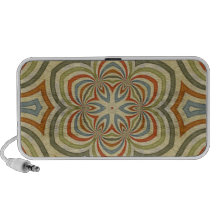 Star Flower Kaleidoscope Mandala Mini Speakers