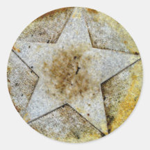 Star Gazer Round Stickers