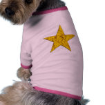 Star, gold nugget pet clothing