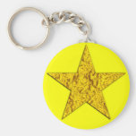 Star (gold nugget) key chains