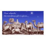 Star of Bethlehem Biblical Christmas Gift Cards business cards