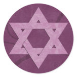 Star of David Bat Mitzvah stickers