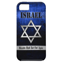 Star of David Blue & Silver iPhone 5 Case