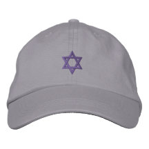 Star of David Embroidered Hat - Customised