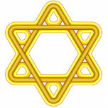 Star of David Ornament photo sculptures