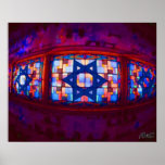 STAR OF DAVID STAINGLASS posters