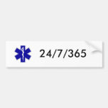 star_of_life, 24/7/365 bumper sticker